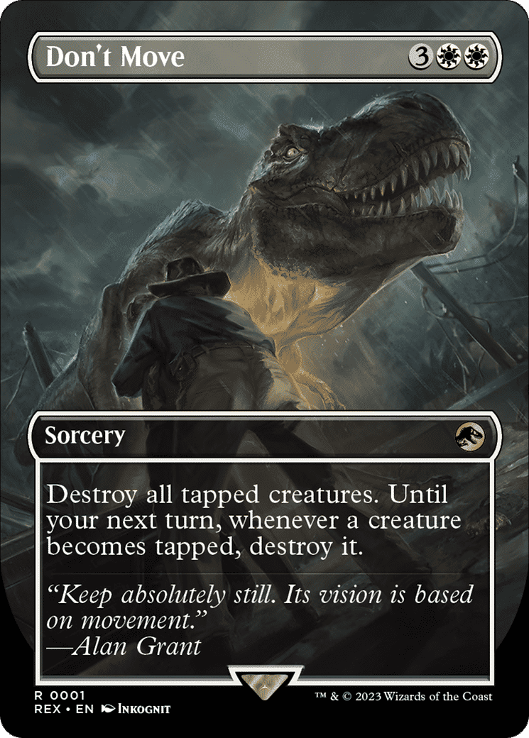 Don't Move — Jurassic World Collection — Magic: The Gathering