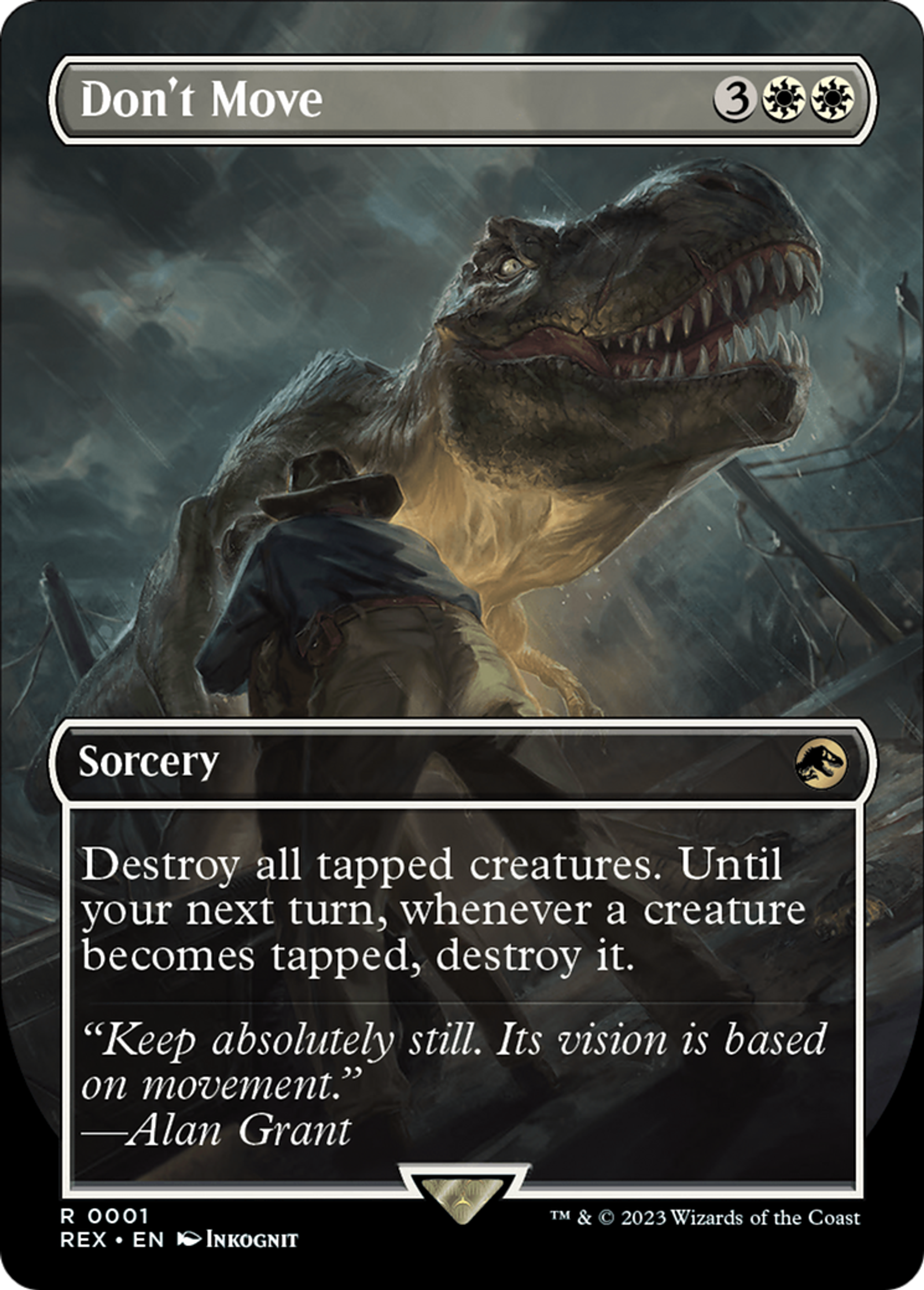 Don't Move — Jurassic World Collection — Magic: The Gathering