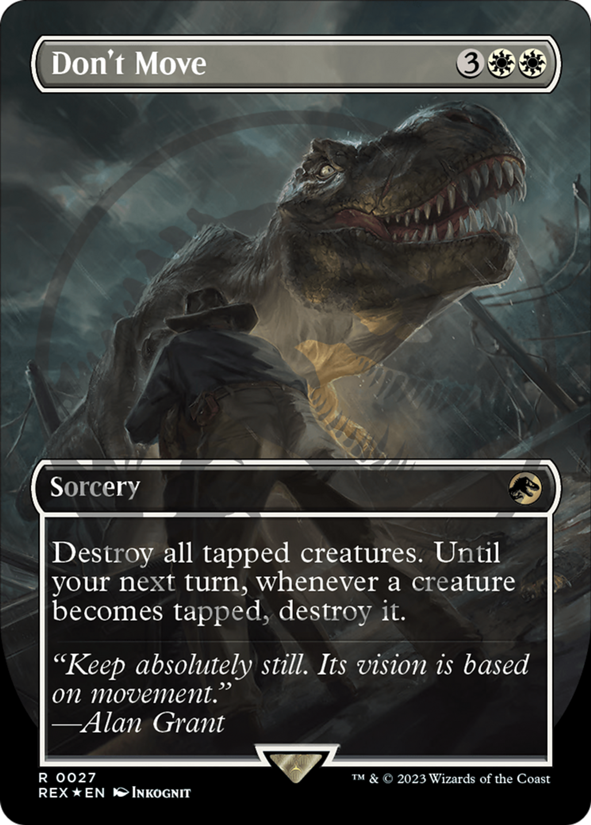 Don't Move — Jurassic World Collection — Magic: The Gathering