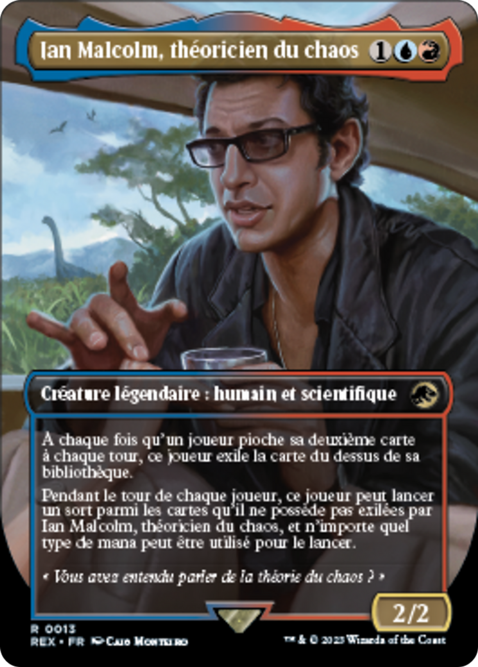 Ian Malcolm, théoricien du chaos — Jurassic World Collection — Magic: The Gathering