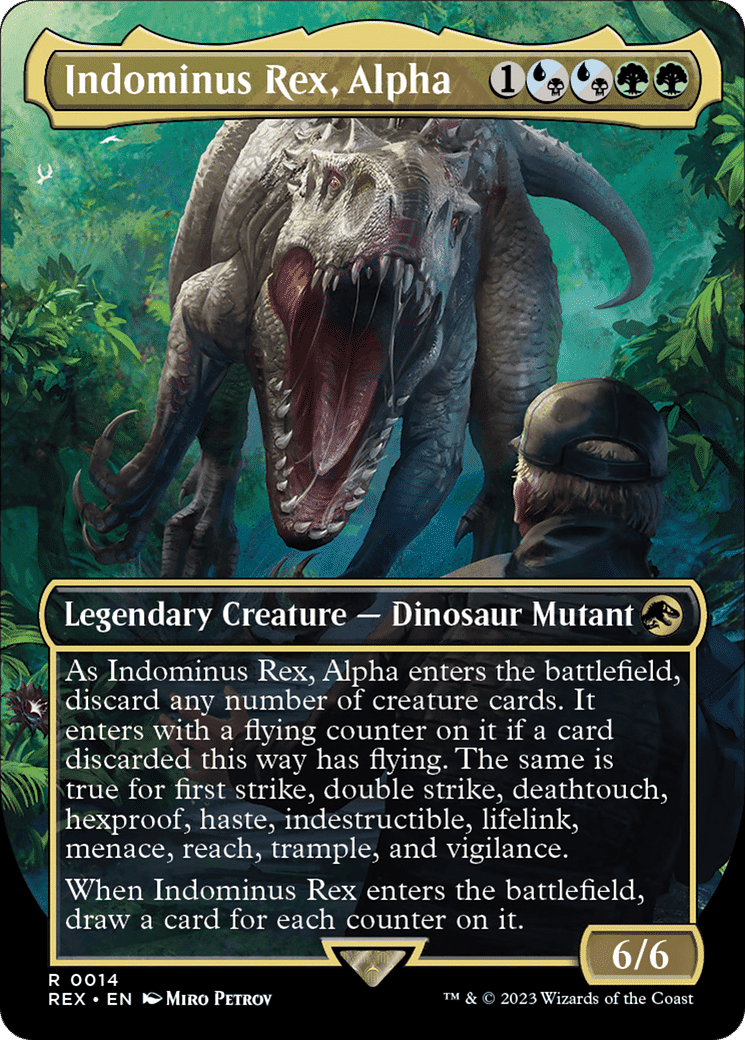Indominus Rex, Alpha — Jurassic World Collection — Magic: The Gathering