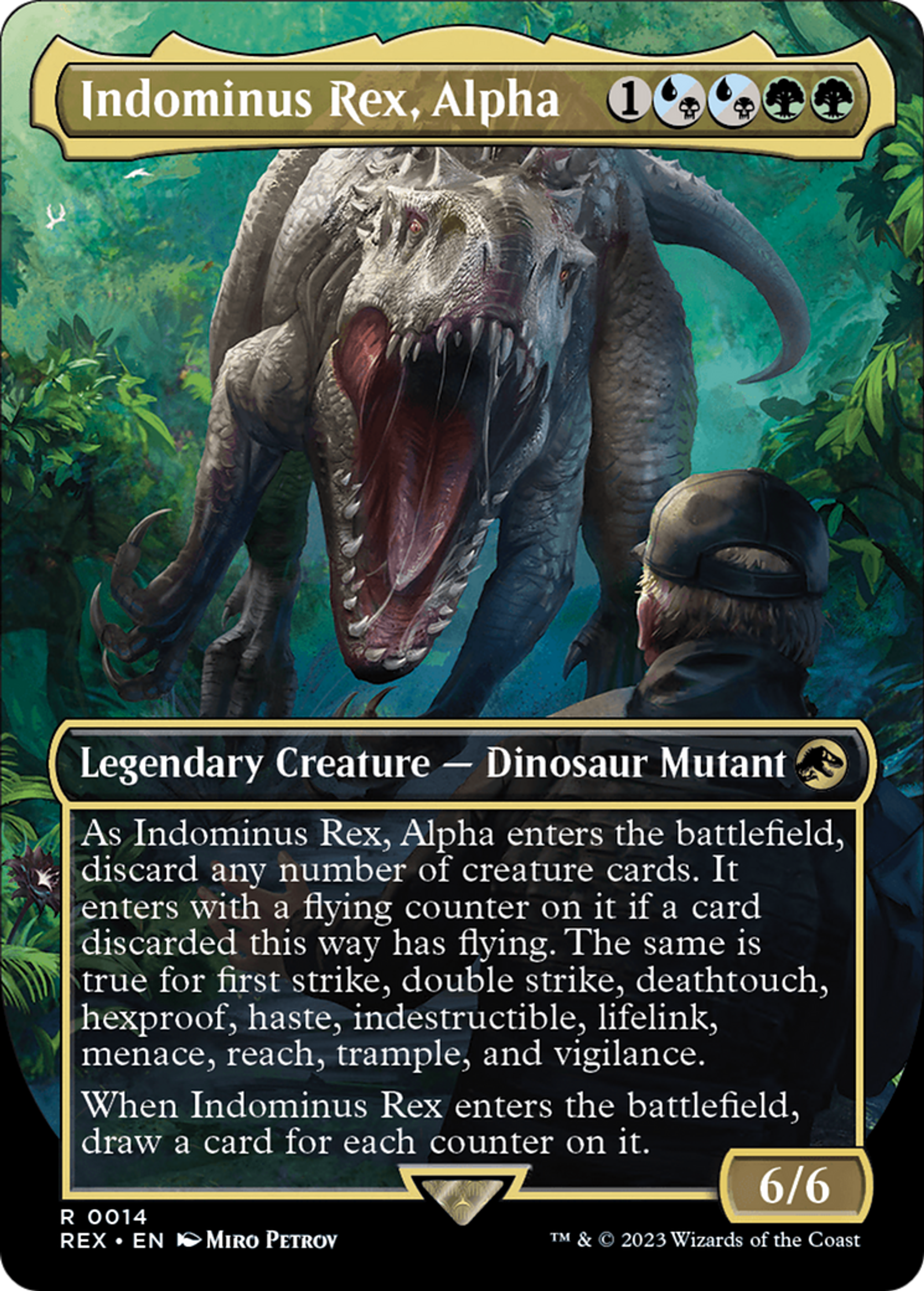 Indominus Rex, Alpha — Jurassic World Collection — Magic: The Gathering