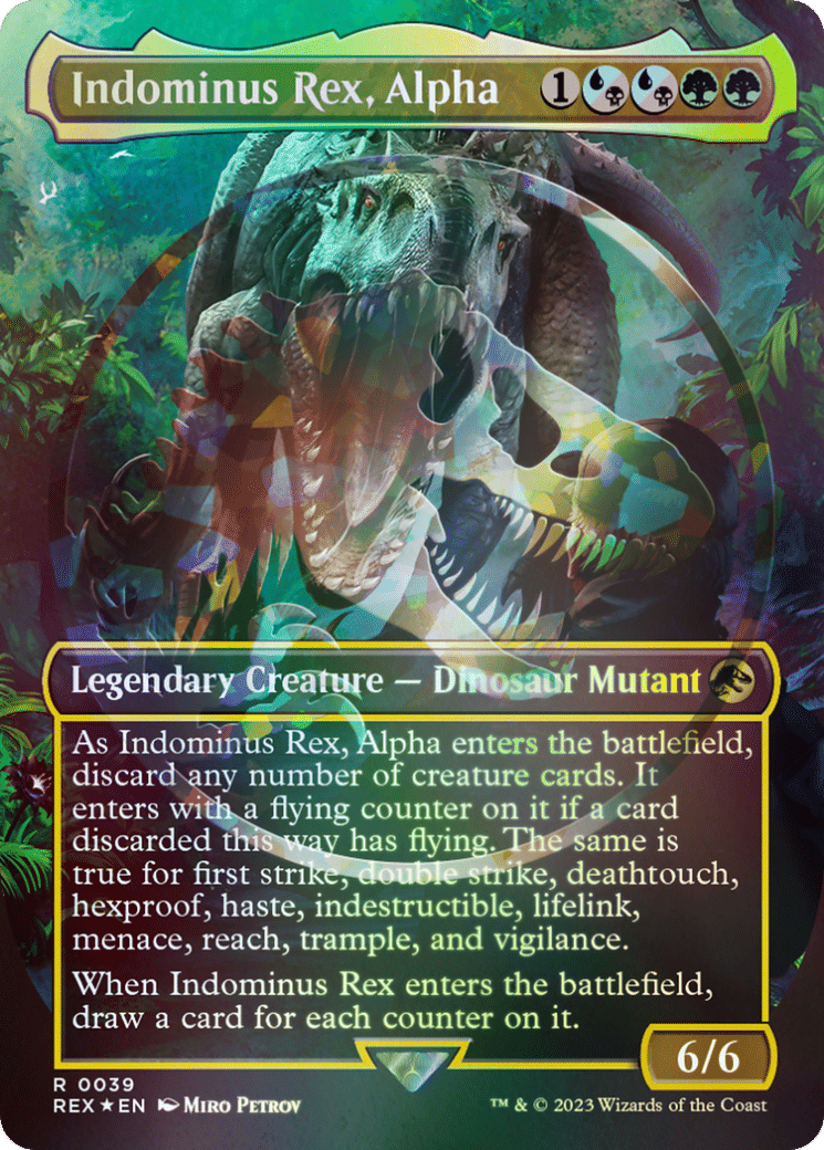 Indominus Rex, Alpha — Jurassic World Collection — Magic: The Gathering