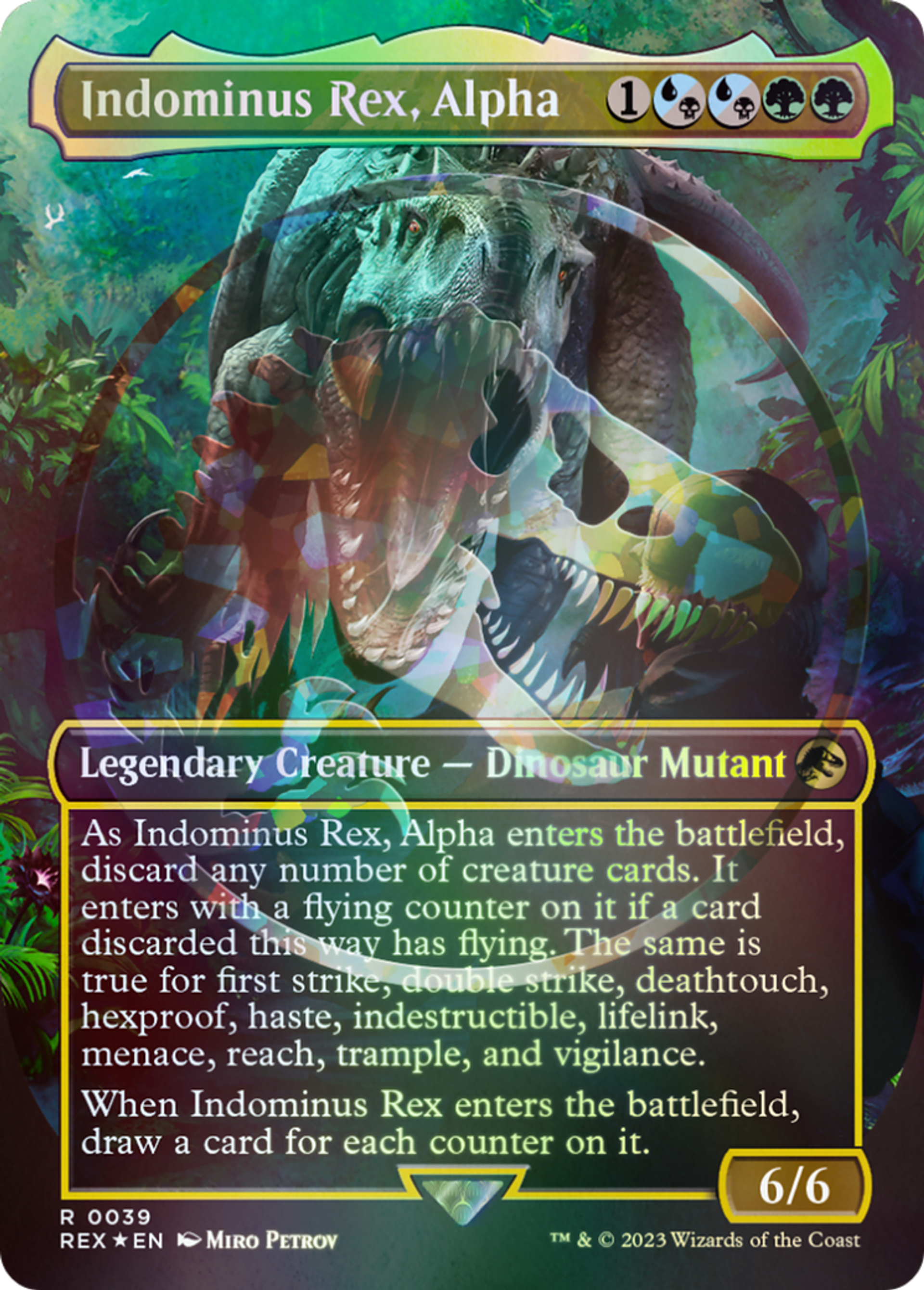 Indominus Rex, Alpha — Jurassic World Collection — Magic: The Gathering