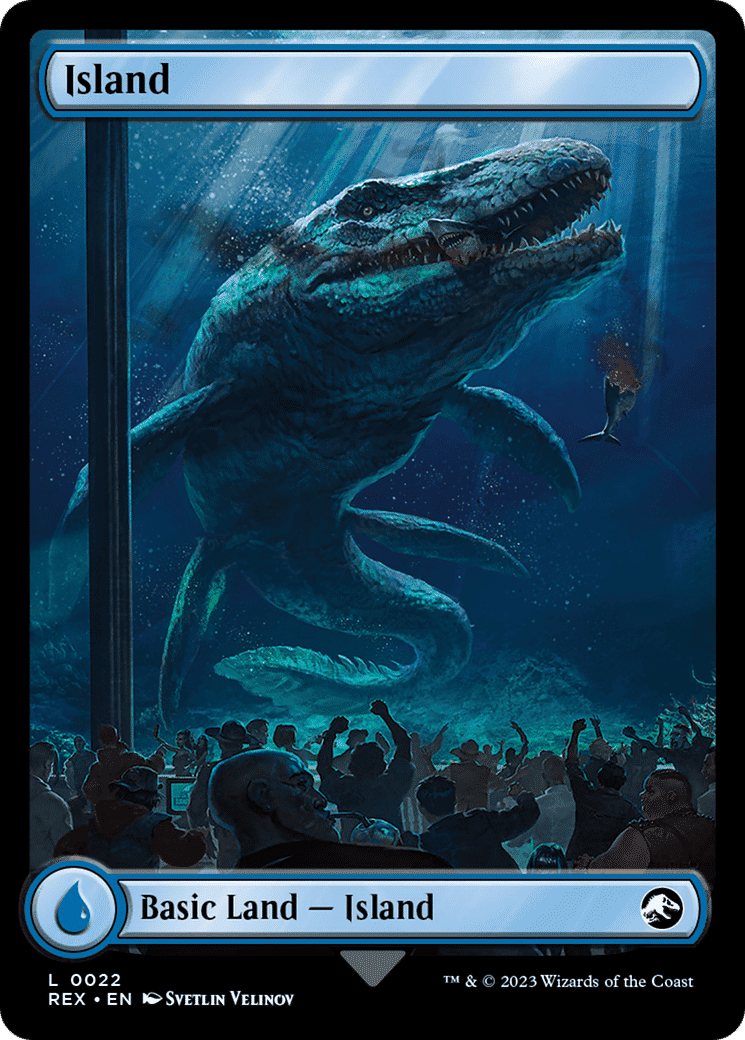Island — Jurassic World Collection — Magic: The Gathering