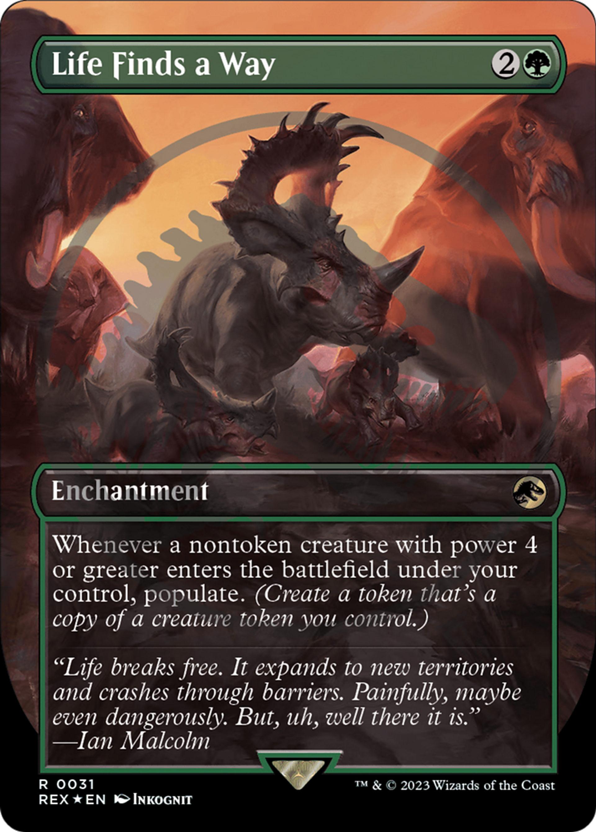 Life Finds a Way — Jurassic World Collection — Magic: The Gathering