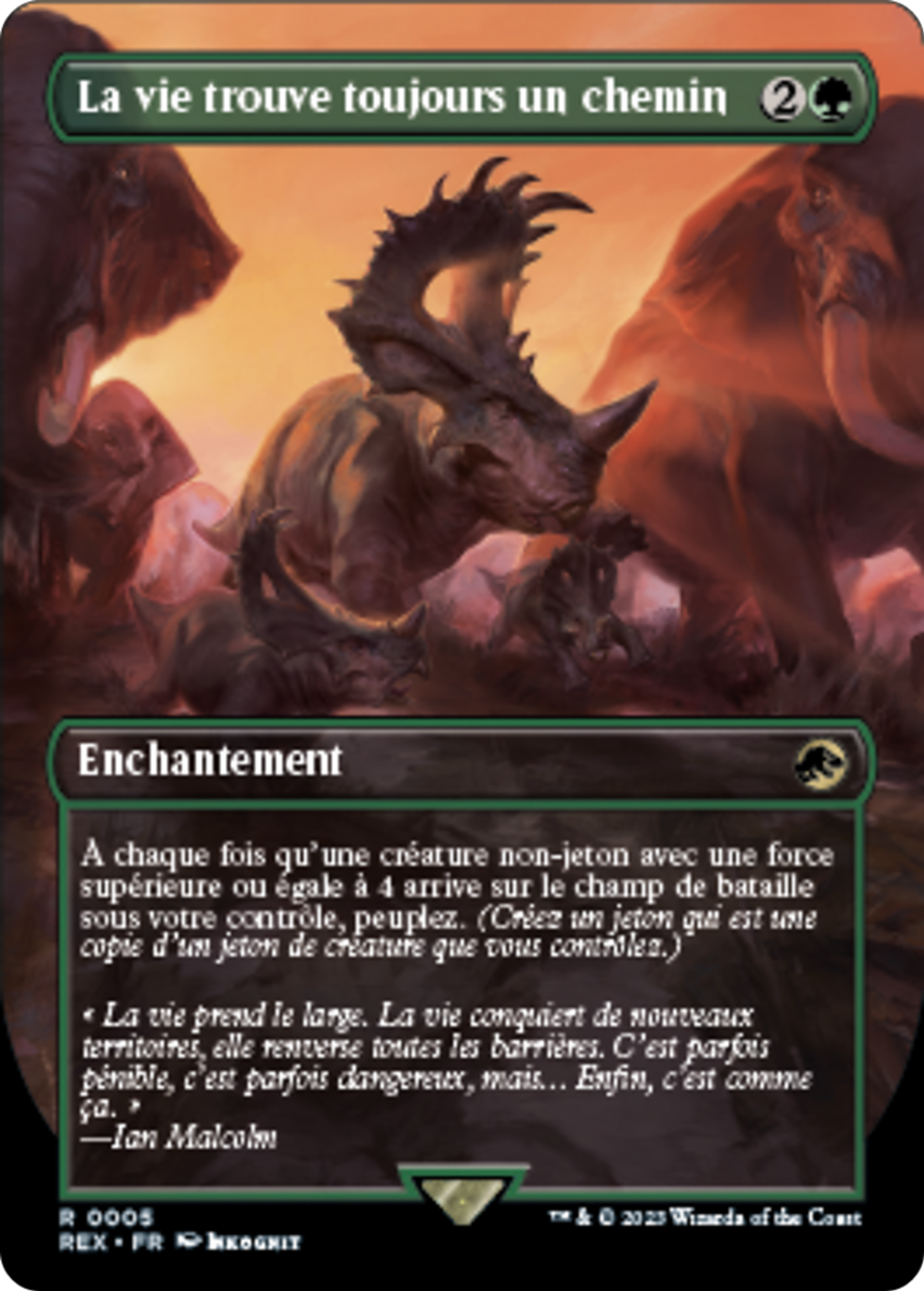 La vie trouve toujours un chemin — Jurassic World Collection — Magic: The Gathering