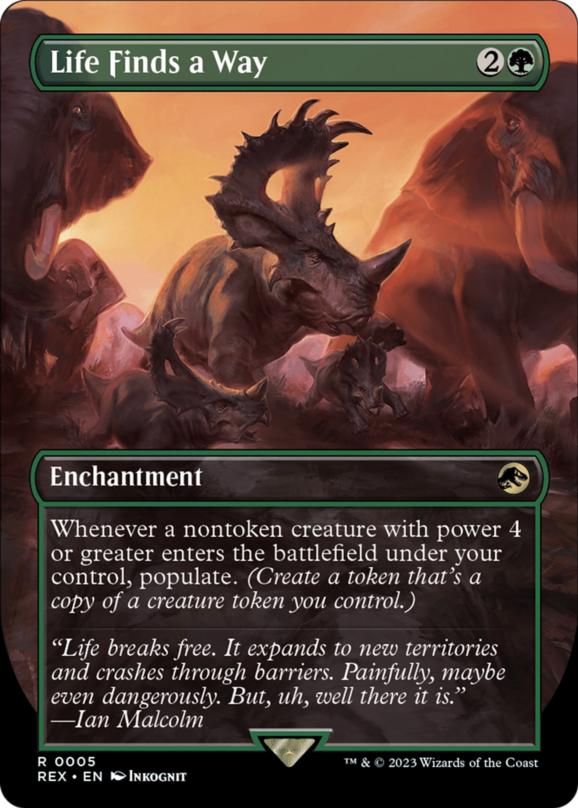 Life Finds a Way — Jurassic World Collection — Magic: The Gathering