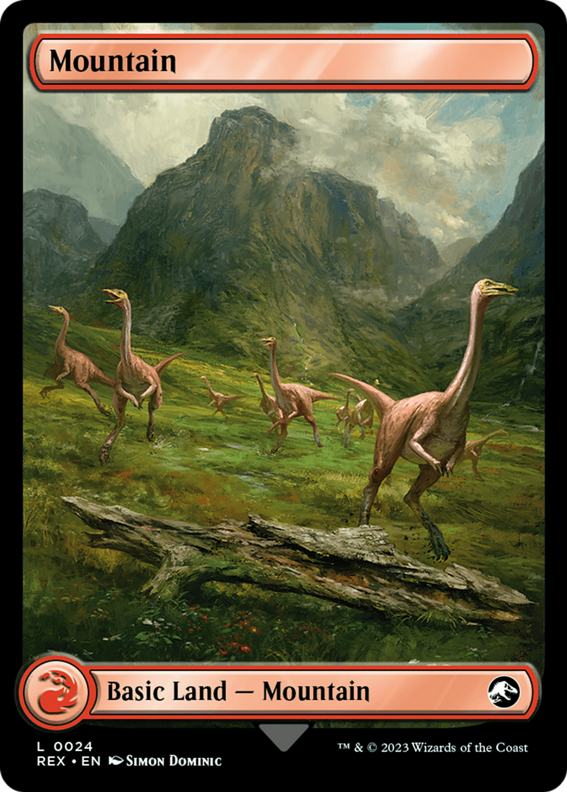 Mountain — Jurassic World Collection — Magic: The Gathering