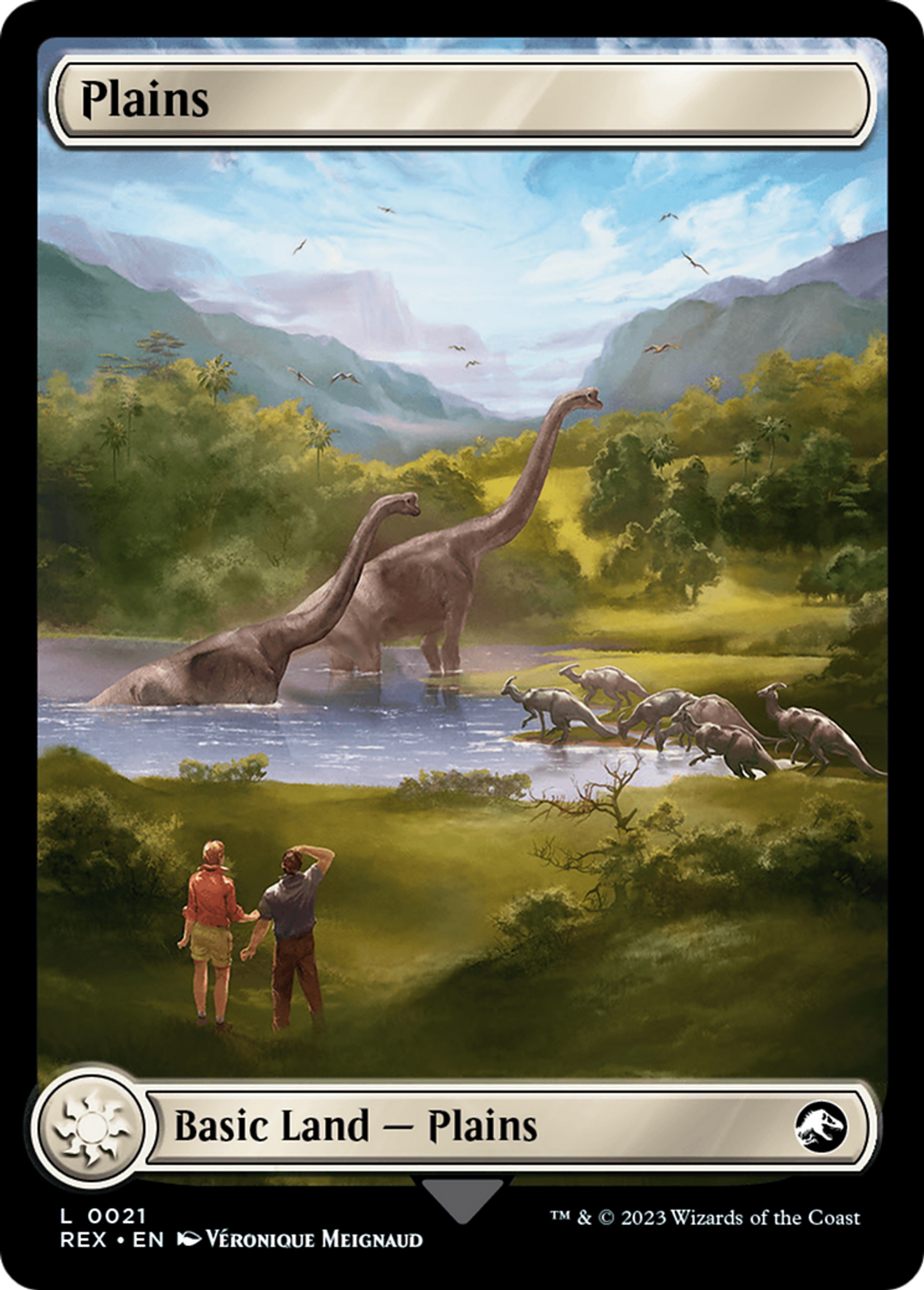 Plains — Jurassic World Collection — Magic: The Gathering