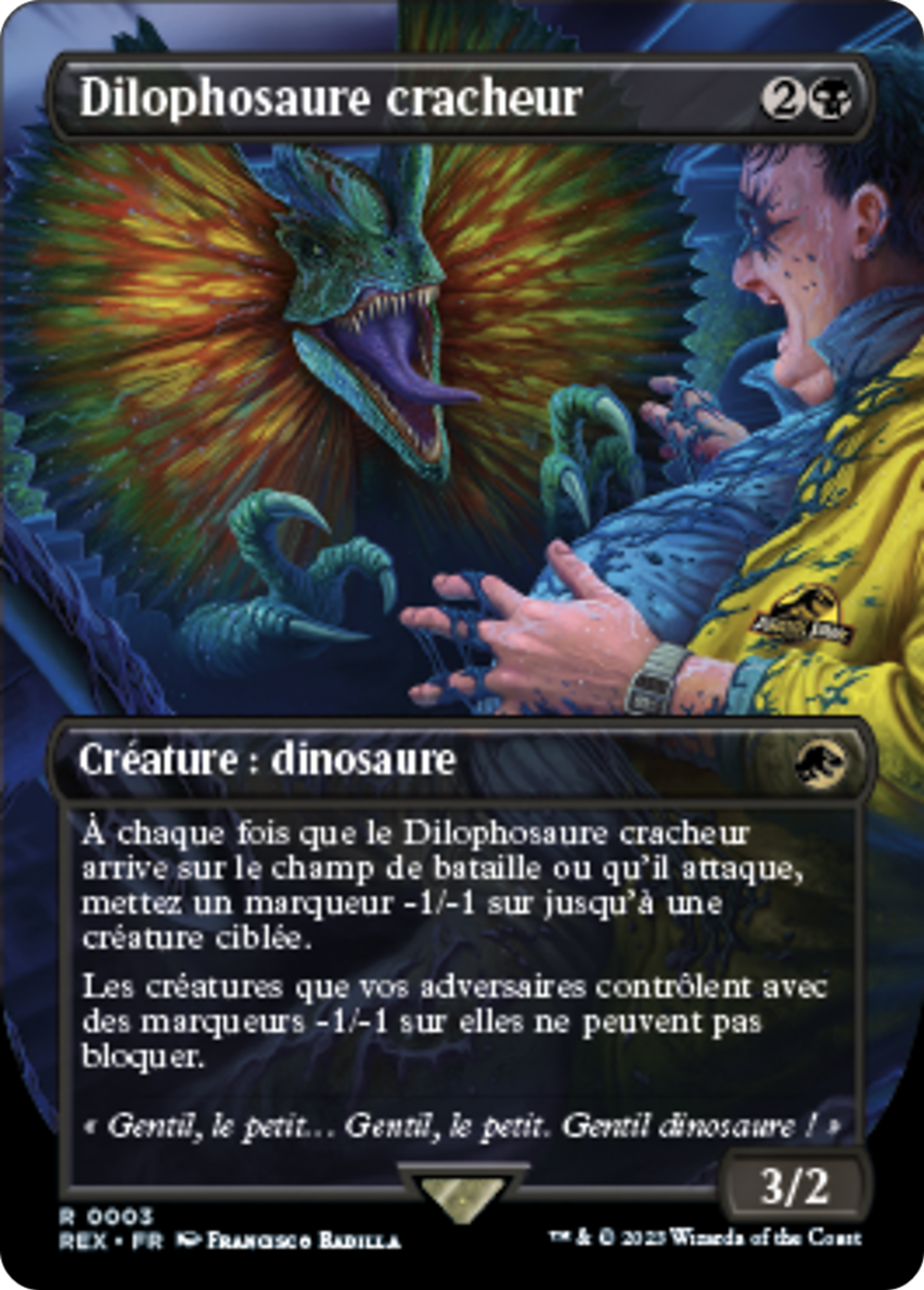 Dilophosaure cracheur — Jurassic World Collection — Magic: The Gathering
