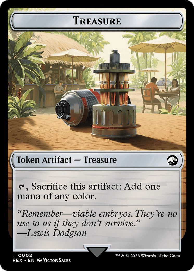Treasure — Jurassic World Collection — Magic: The Gathering