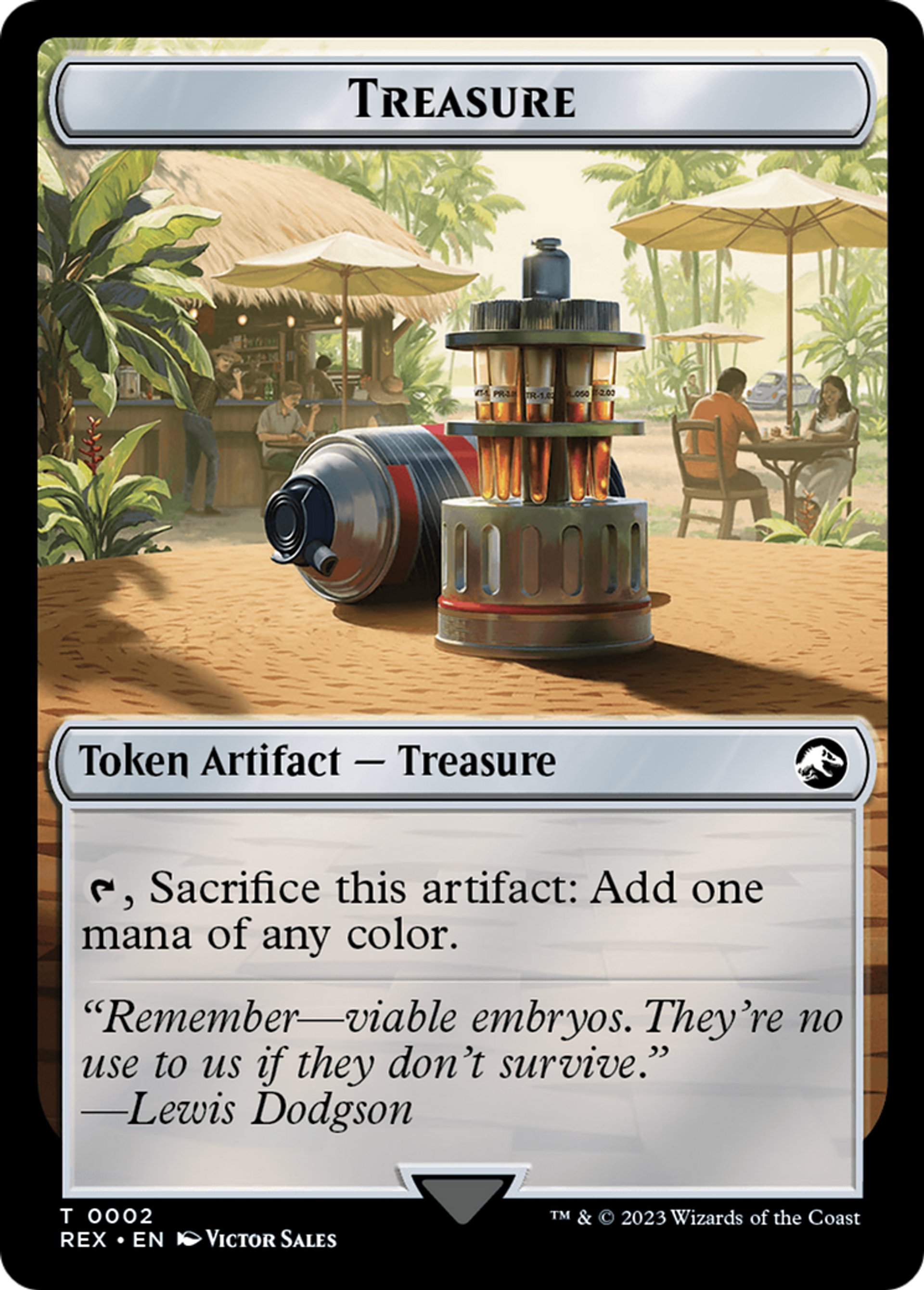 Treasure — Jurassic World Collection — Magic: The Gathering