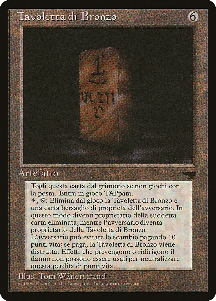 Bronze Tablet — Rinascimento — Magic: The Gathering