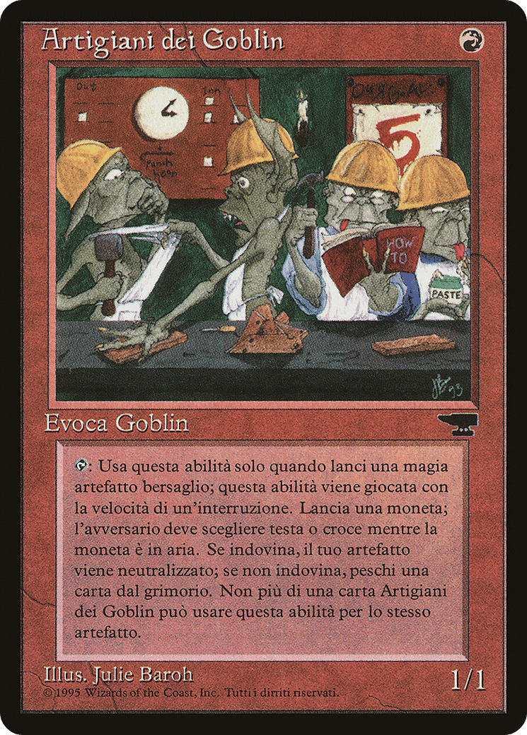 Goblin Artisans — Rinascimento — Magic: The Gathering
