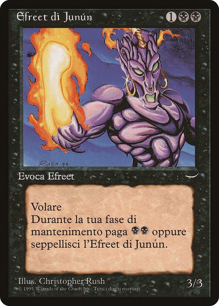 Junún Efreet — Rinascimento — Magic: The Gathering