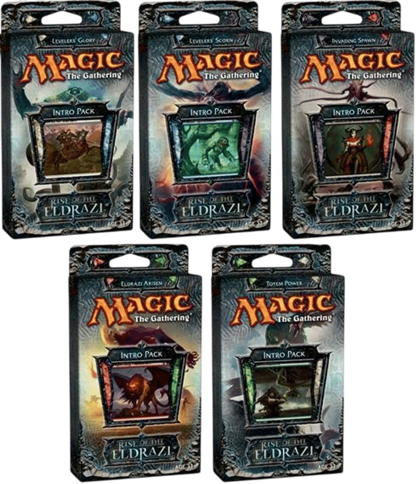 Rise of the Eldrazi Intro Pack Display from Rise of the Eldrazi - Magic: The Gathering