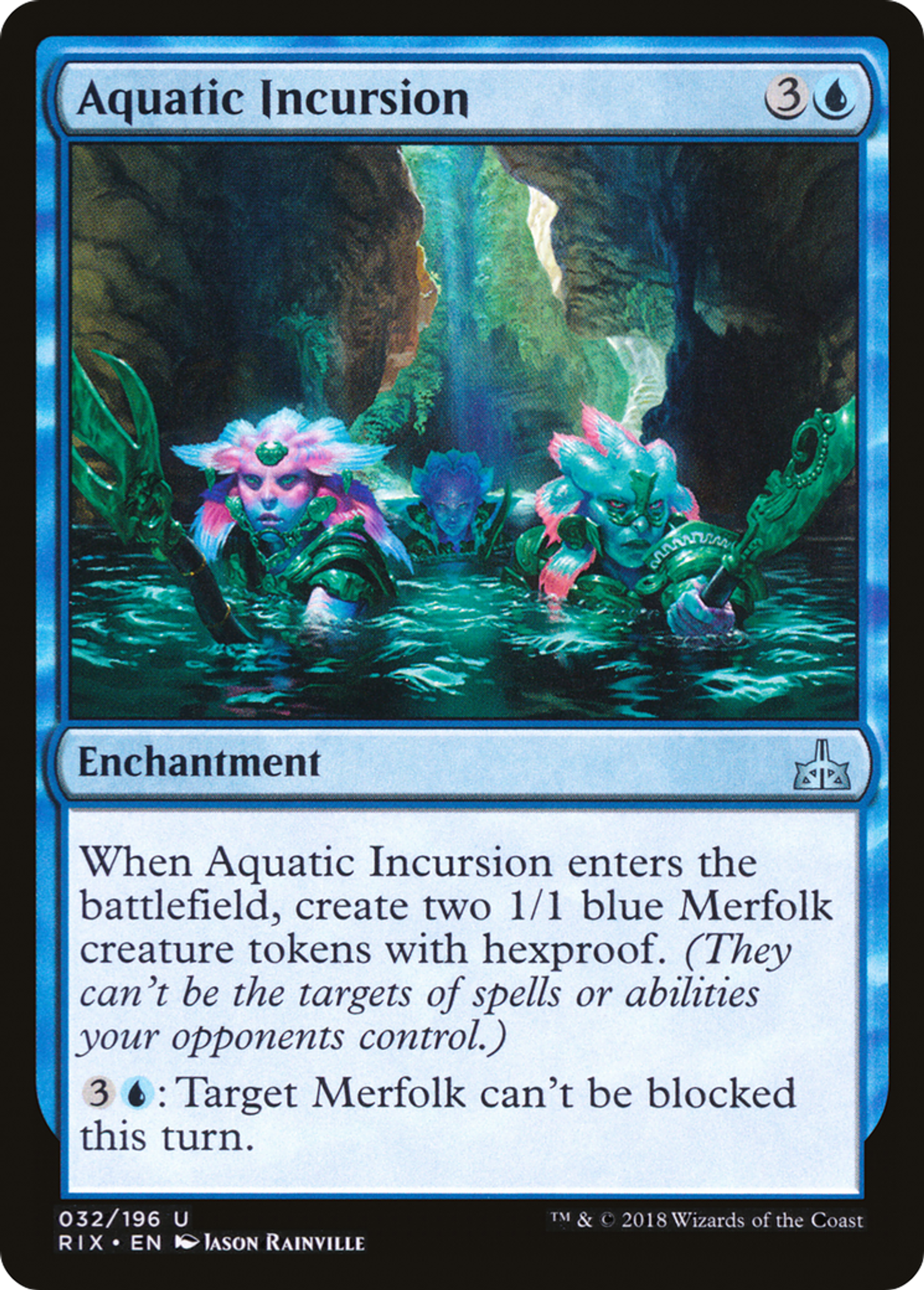 Incursion aquatique — Rivals of Ixalan — Magic: The Gathering