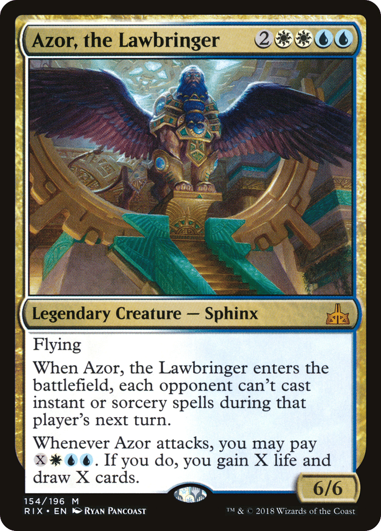 Azor, the Lawbringer — Rivals of Ixalan — Magic: The Gathering