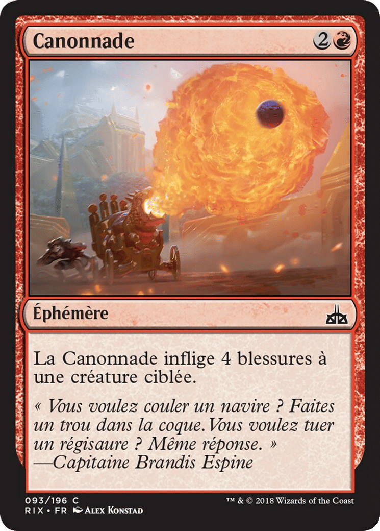 Canonnade — Rivals of Ixalan — Magic: The Gathering