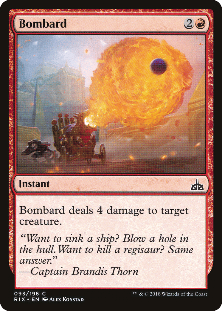 Bombard — Rivals of Ixalan — Magic: The Gathering
