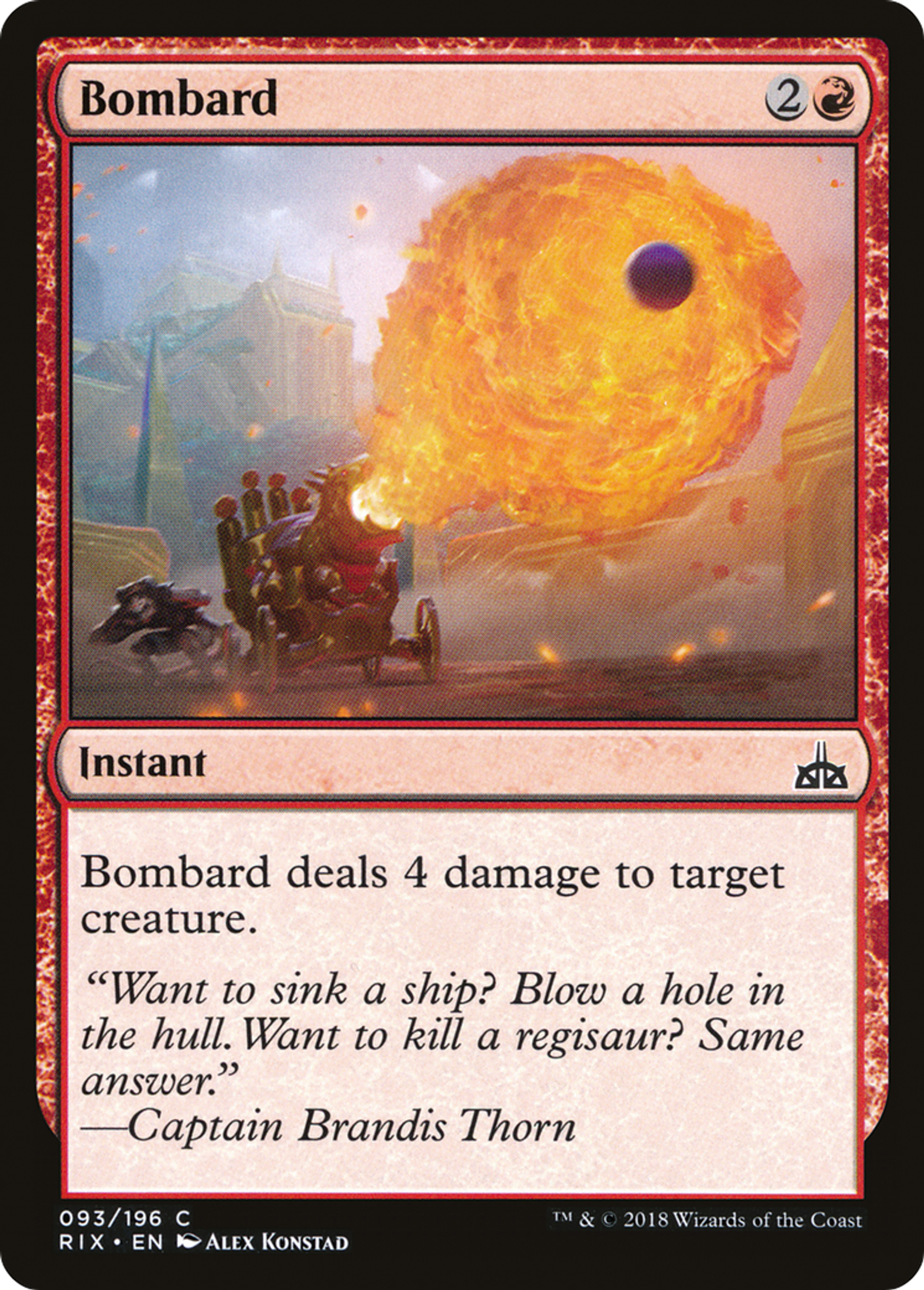 Bombard — Rivals of Ixalan — Magic: The Gathering