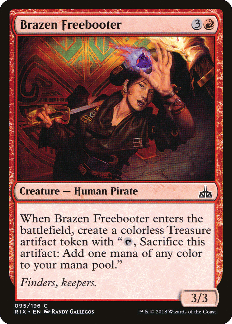 Brazen Freebooter — Rivals of Ixalan — Magic: The Gathering