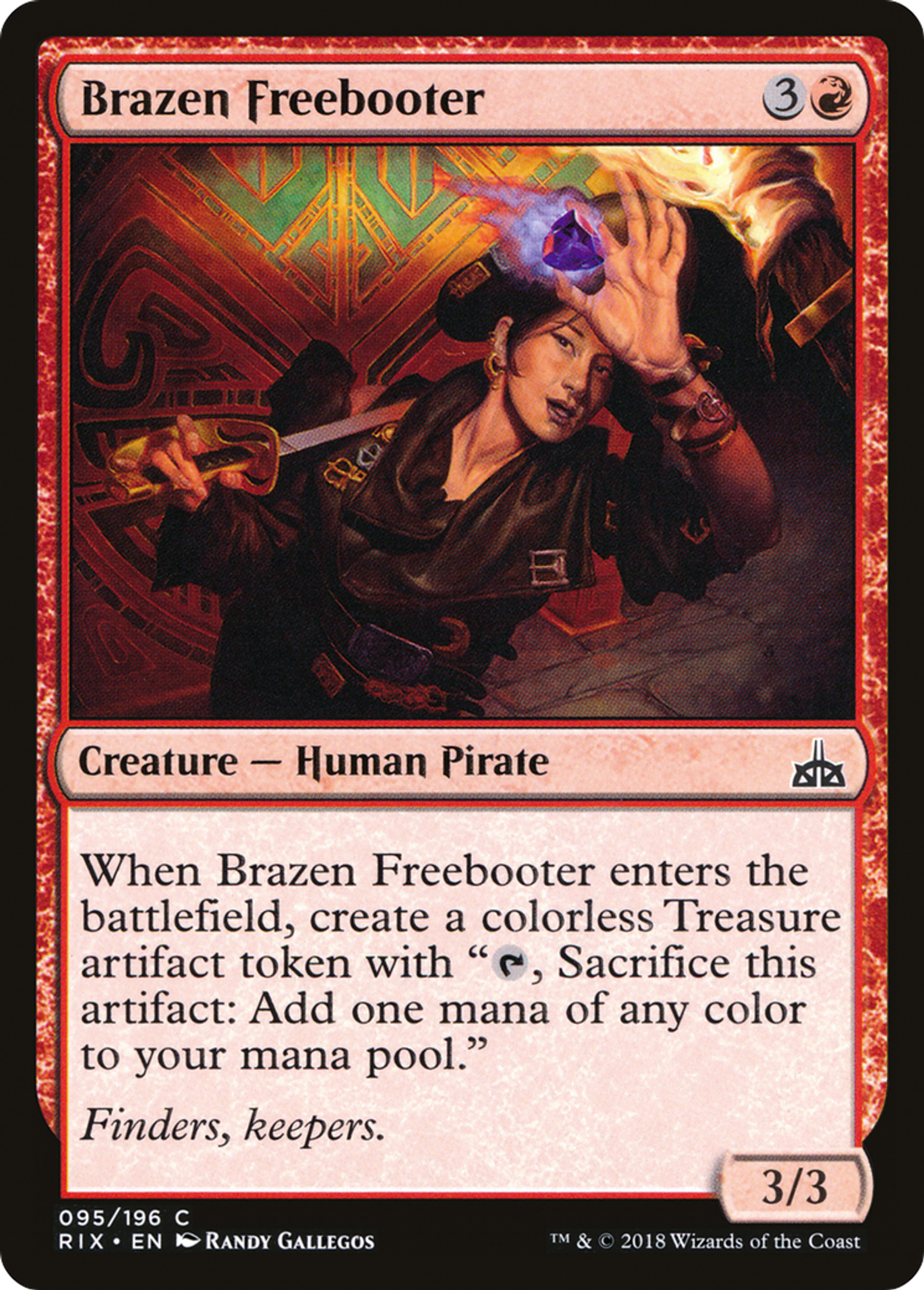 Brazen Freebooter — Rivals of Ixalan — Magic: The Gathering
