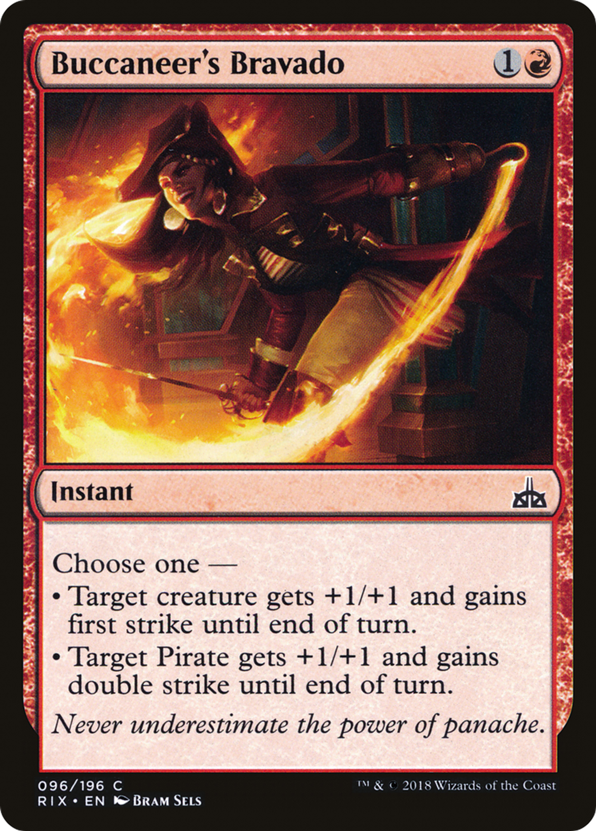Buccaneer's Bravado — Rivals of Ixalan — Magic: The Gathering
