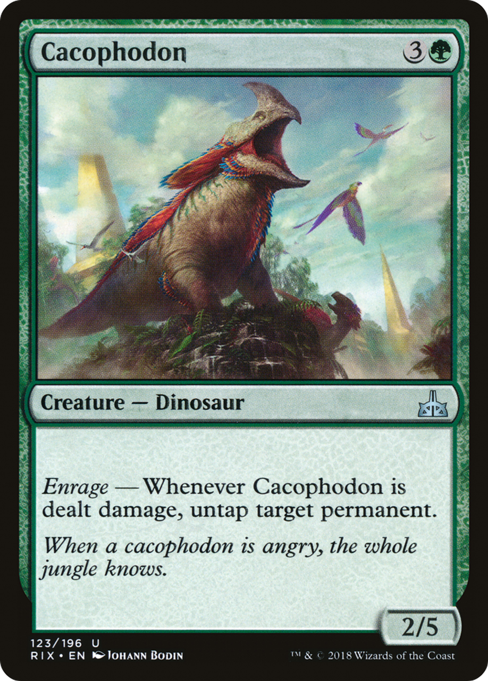 Cacophodonte — Rivals of Ixalan — Magic: The Gathering