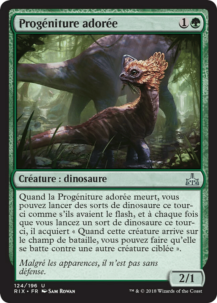 Progéniture adorée — Rivals of Ixalan — Magic: The Gathering