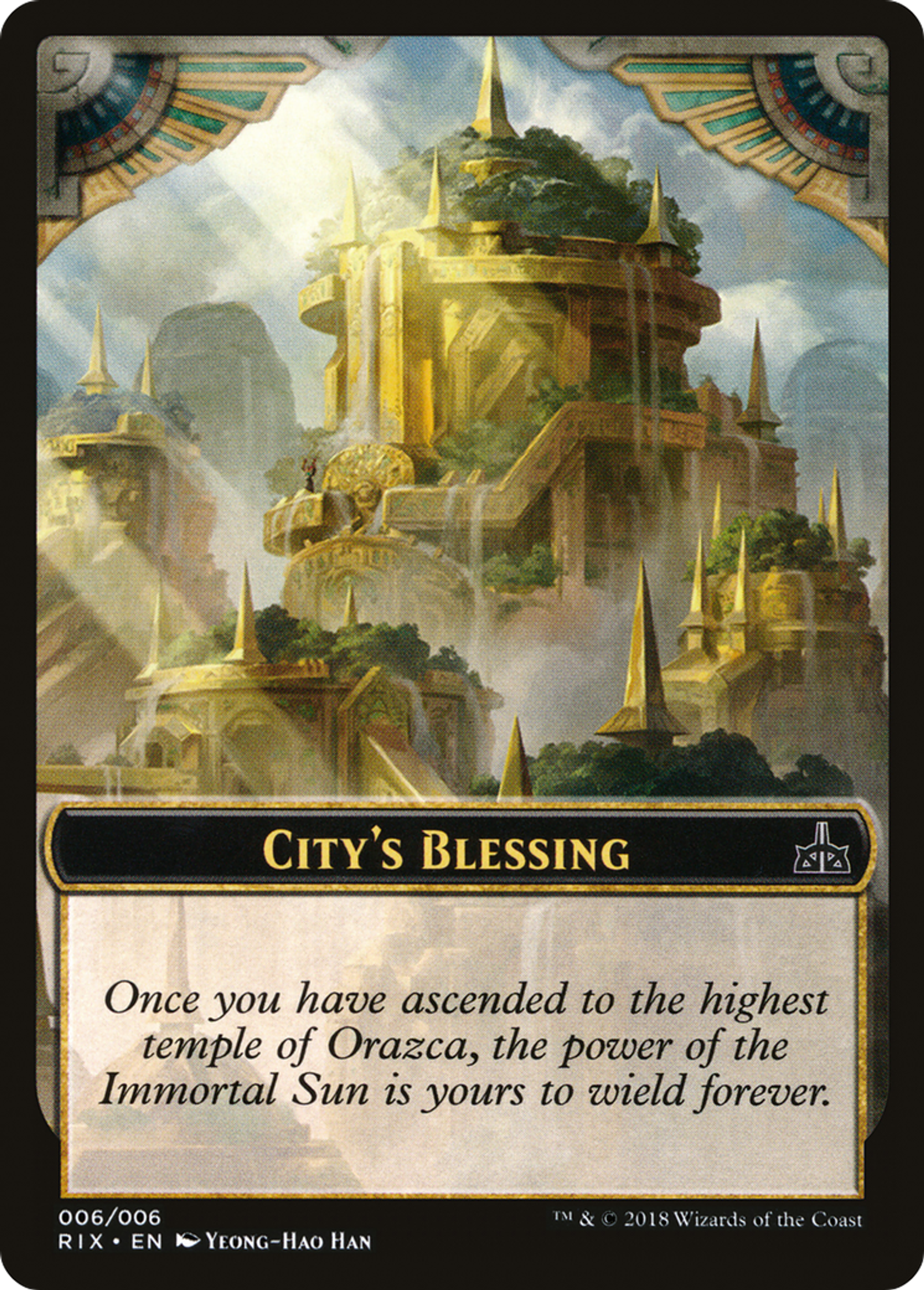 City's Blessing — Rivals of Ixalan — Magic: The Gathering