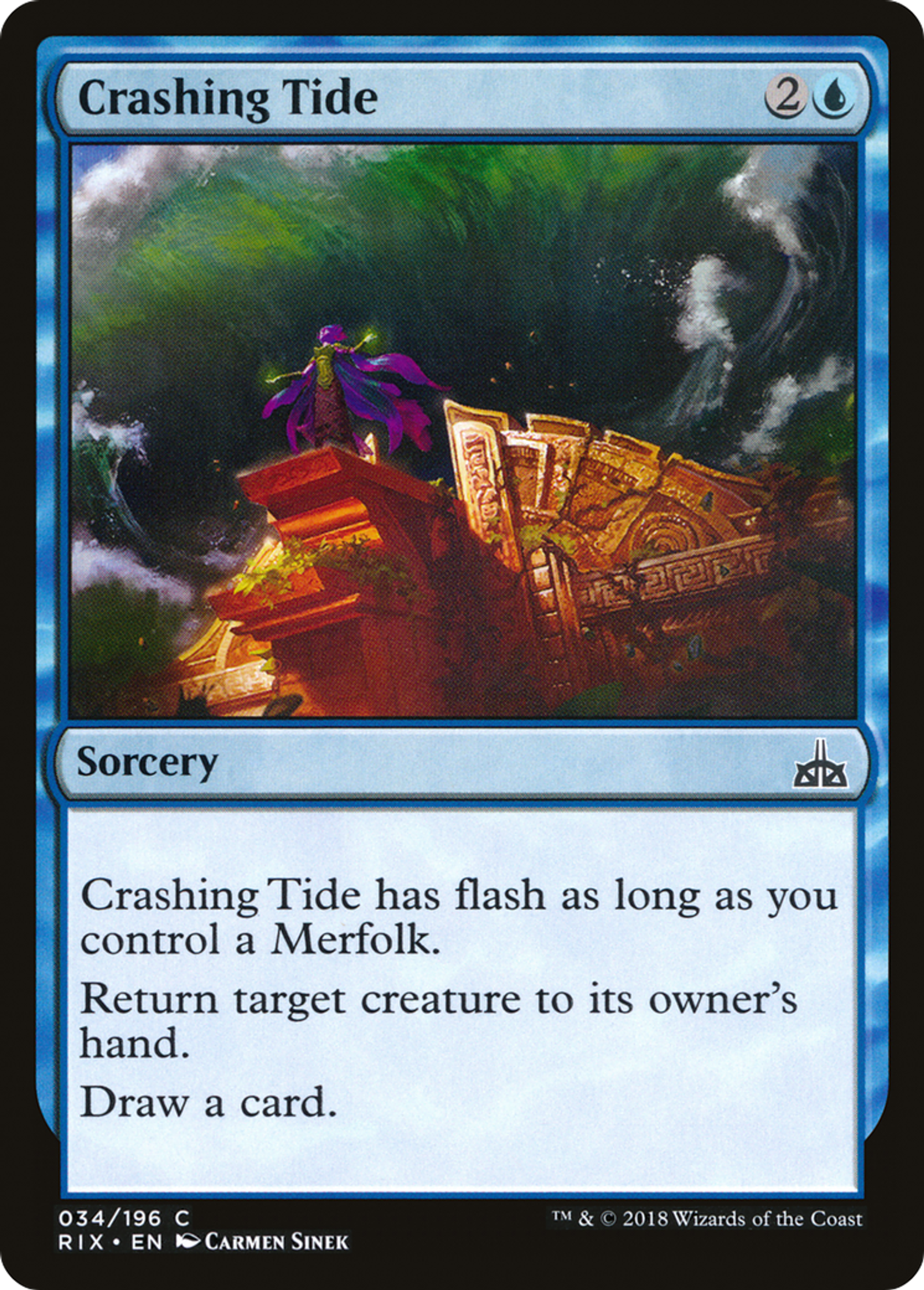 Crashing Tide — Rivals of Ixalan — Magic: The Gathering