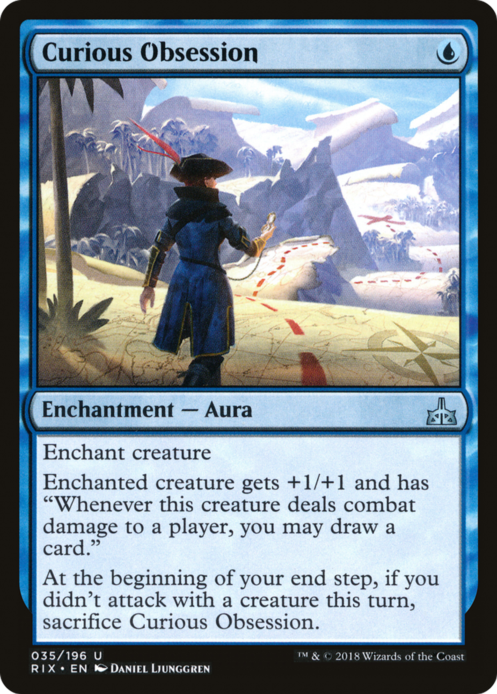 Curious Obsession — Rivals of Ixalan — Magic: The Gathering