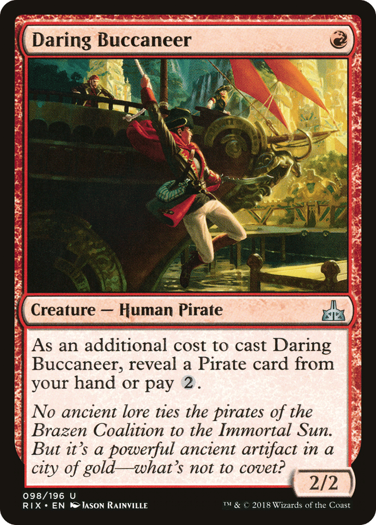 Daring Buccaneer — Rivals of Ixalan — Magic: The Gathering