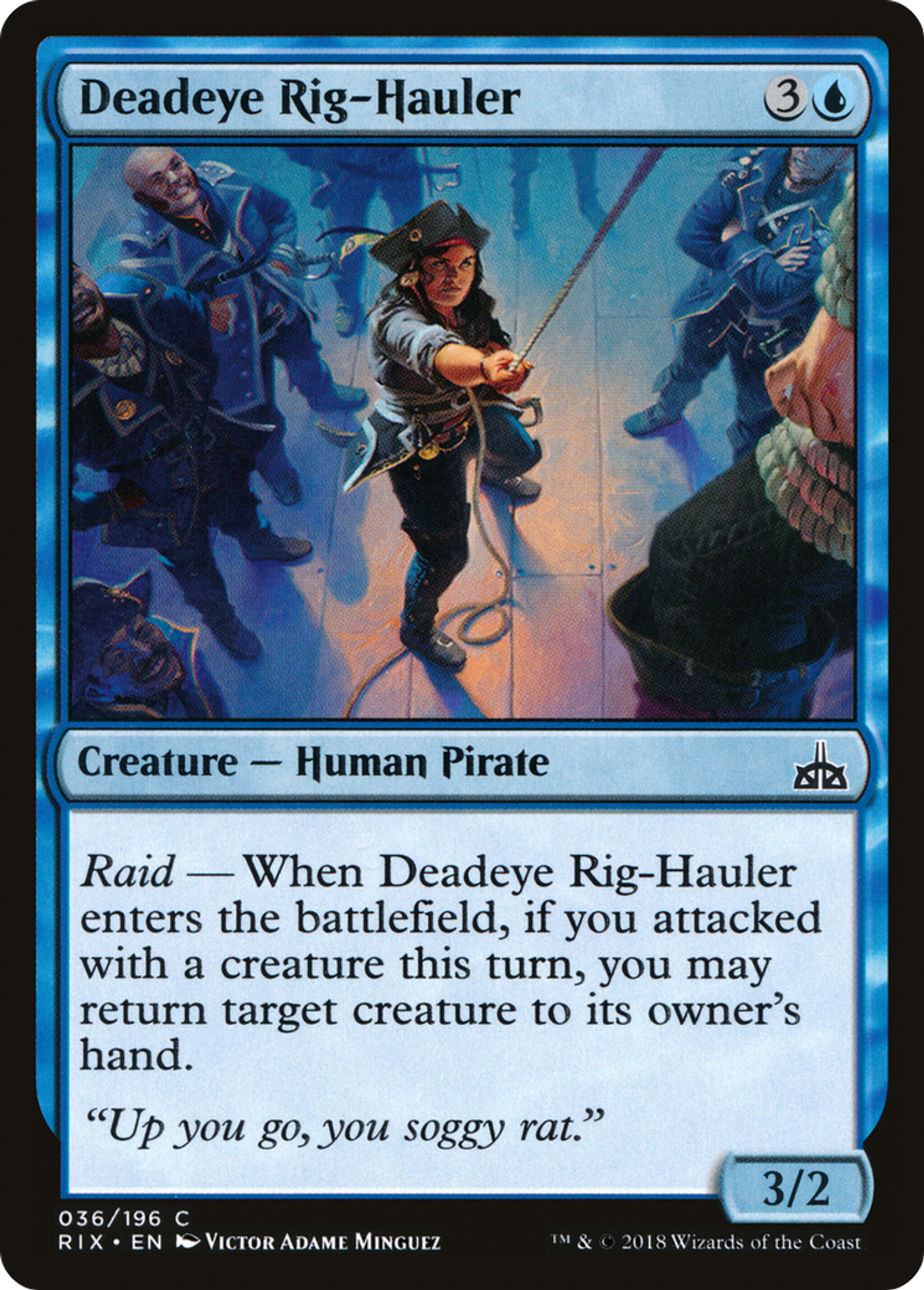 Deadeye Rig-Hauler — Rivals of Ixalan — Magic: The Gathering
