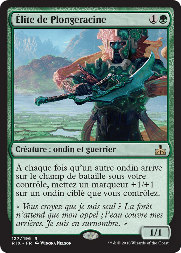 Élite de Plongeracine — Rivals of Ixalan — Magic: The Gathering