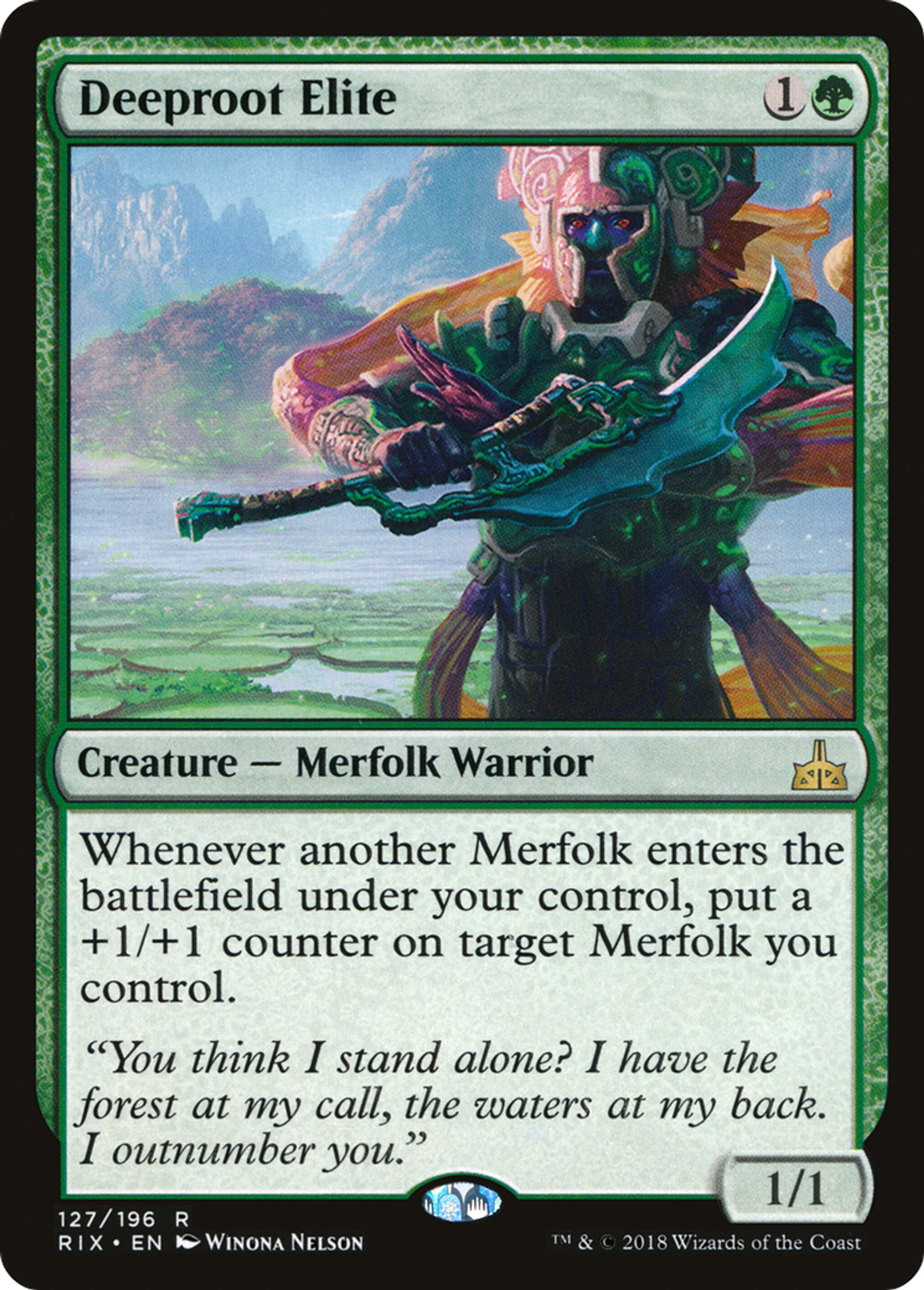 Deeproot Elite — Rivals of Ixalan — Magic: The Gathering