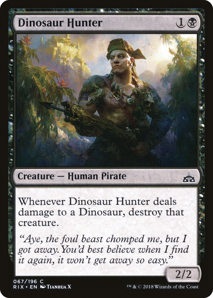 Dinosaur Hunter — Rivals of Ixalan — Magic: The Gathering