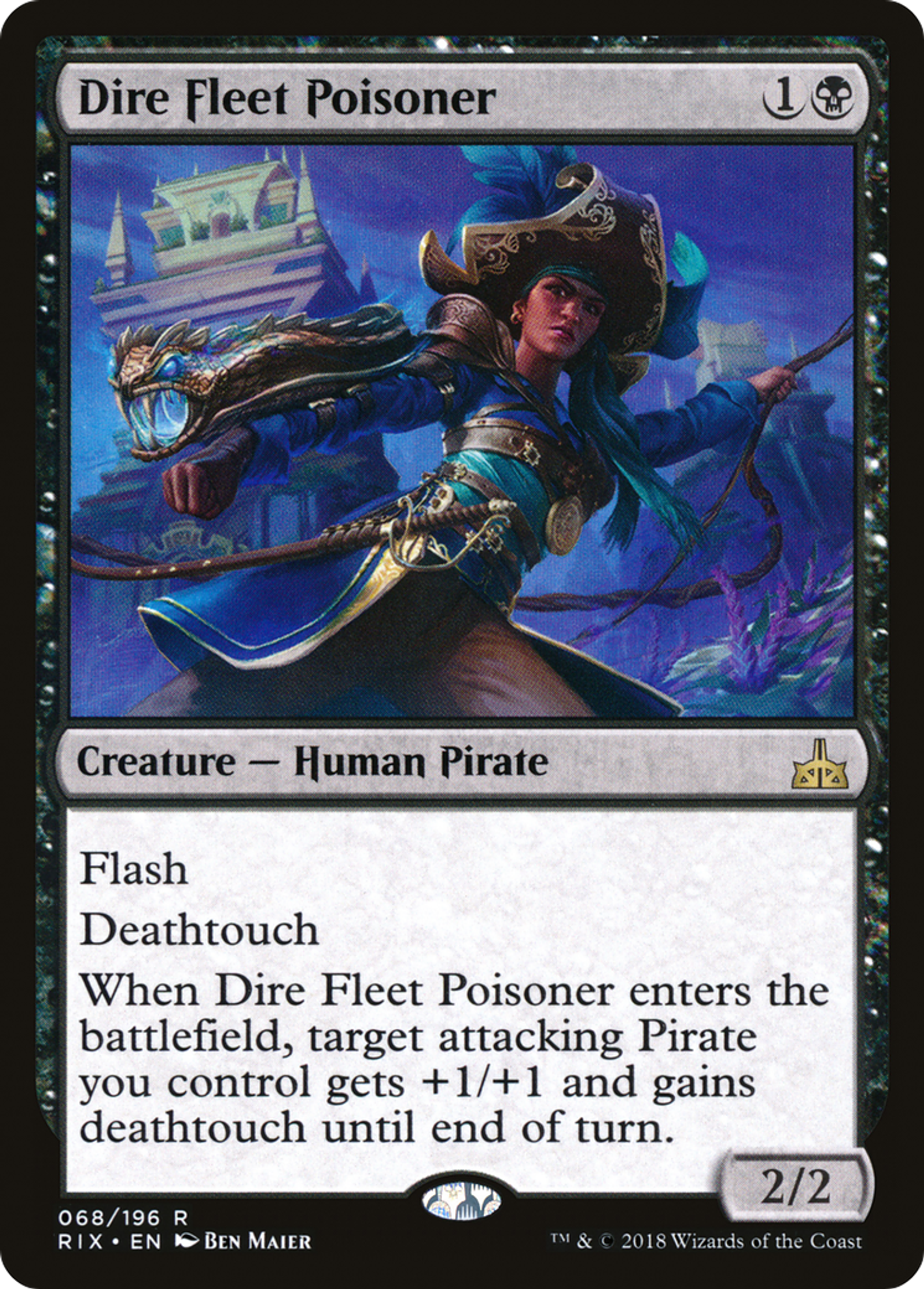 Dire Fleet Poisoner — Rivals of Ixalan — Magic: The Gathering