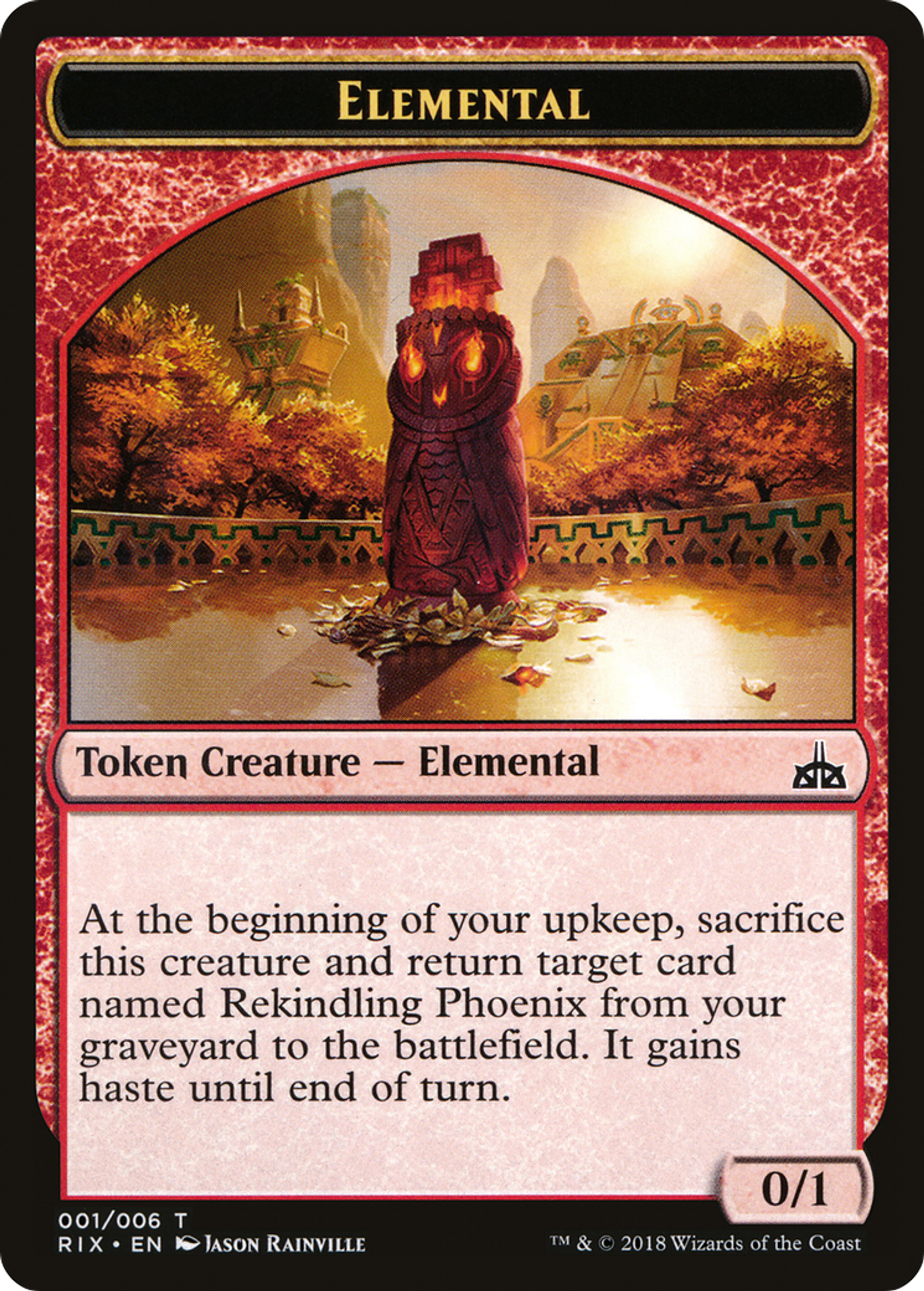Elemental — Rivals of Ixalan — Magic: The Gathering