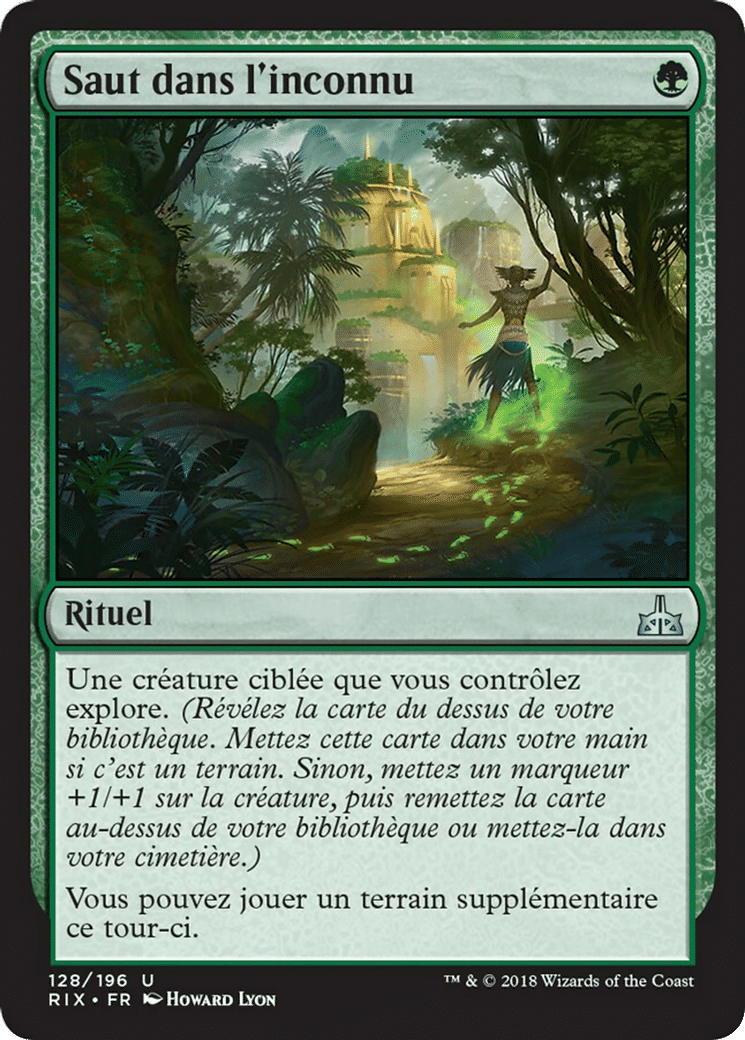 Saut dans l'inconnu — Rivals of Ixalan — Magic: The Gathering