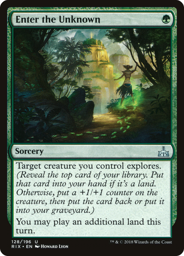 Enter the Unknown — Rivals of Ixalan — Magic: The Gathering