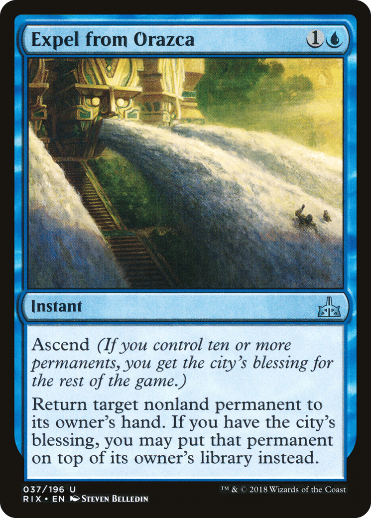 Expel from Orazca — Rivals of Ixalan — Magic: The Gathering