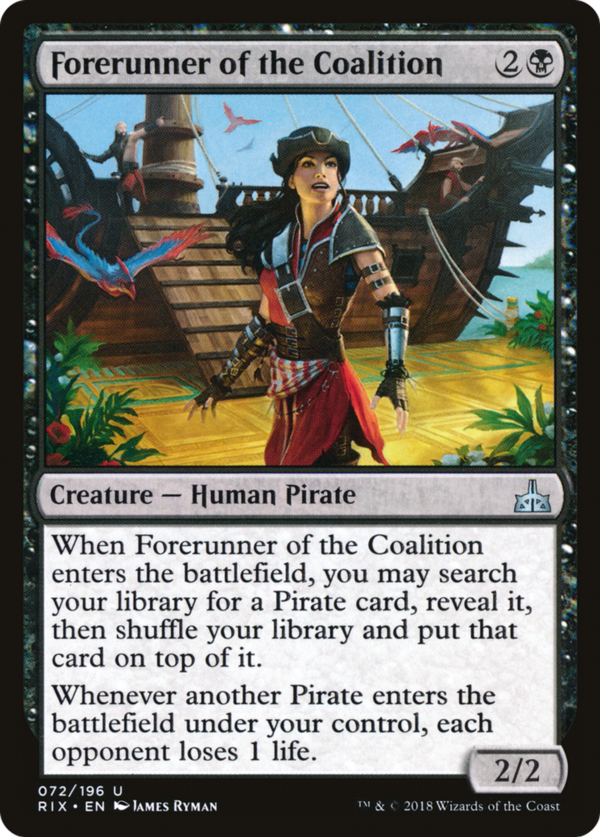 Forerunner of the Coalition — Rivals of Ixalan — Magic: The Gathering