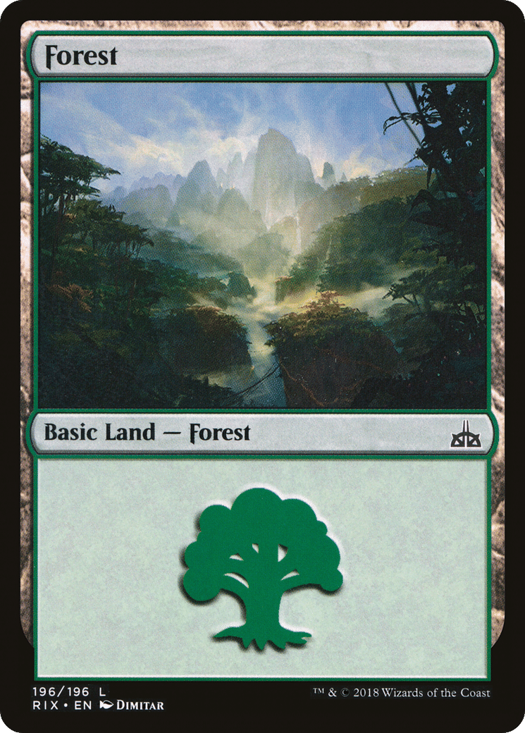 Forest — Rivals of Ixalan — Magic: The Gathering