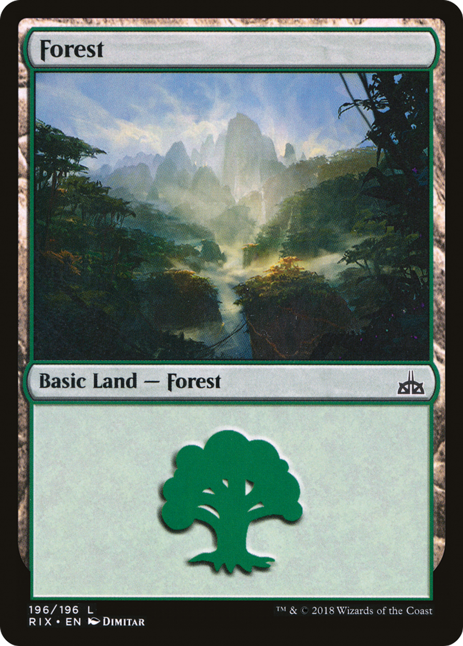 Forest — Rivals of Ixalan — Magic: The Gathering