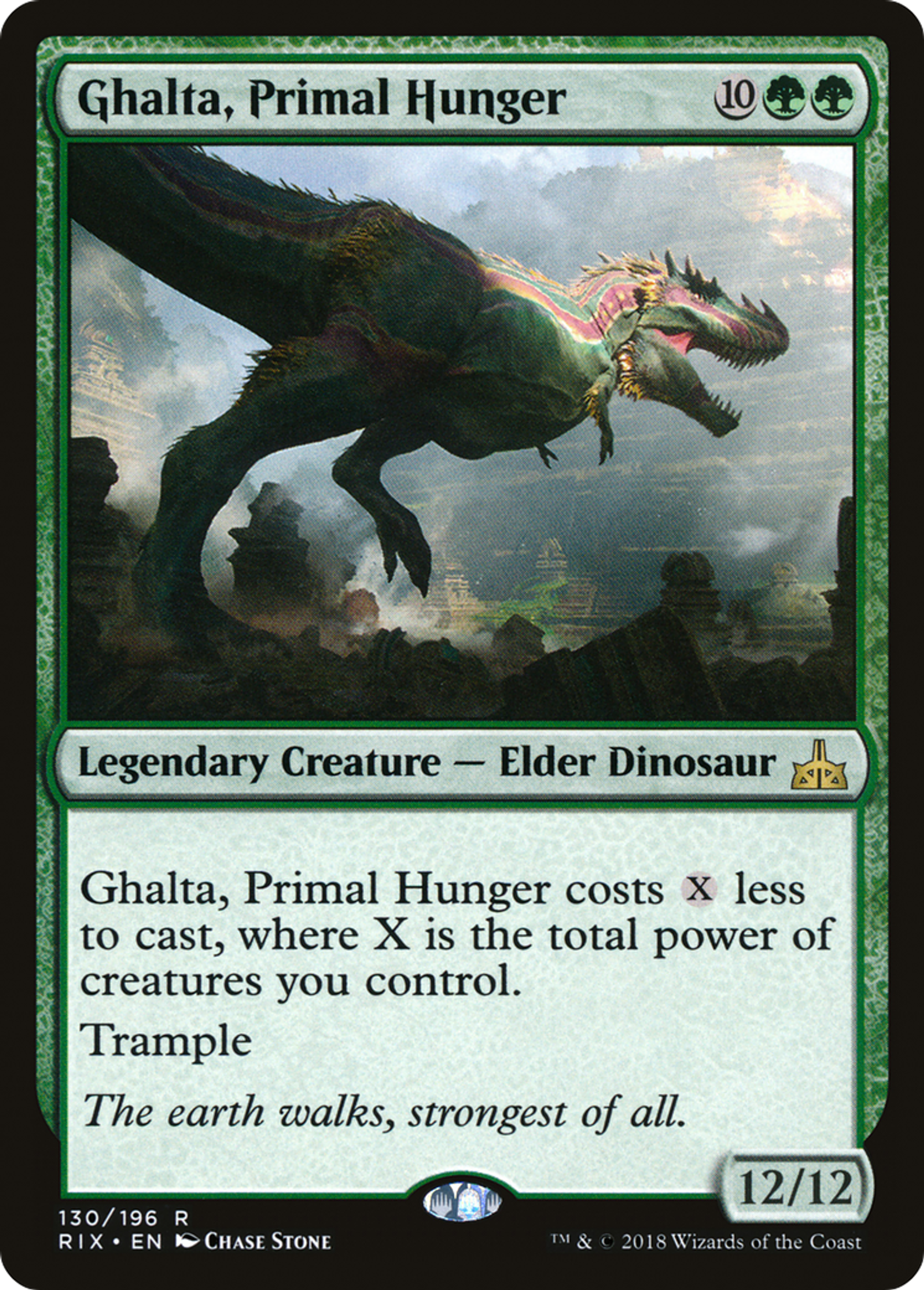 Ghalta, Primal Hunger — Rivals of Ixalan — Magic: The Gathering