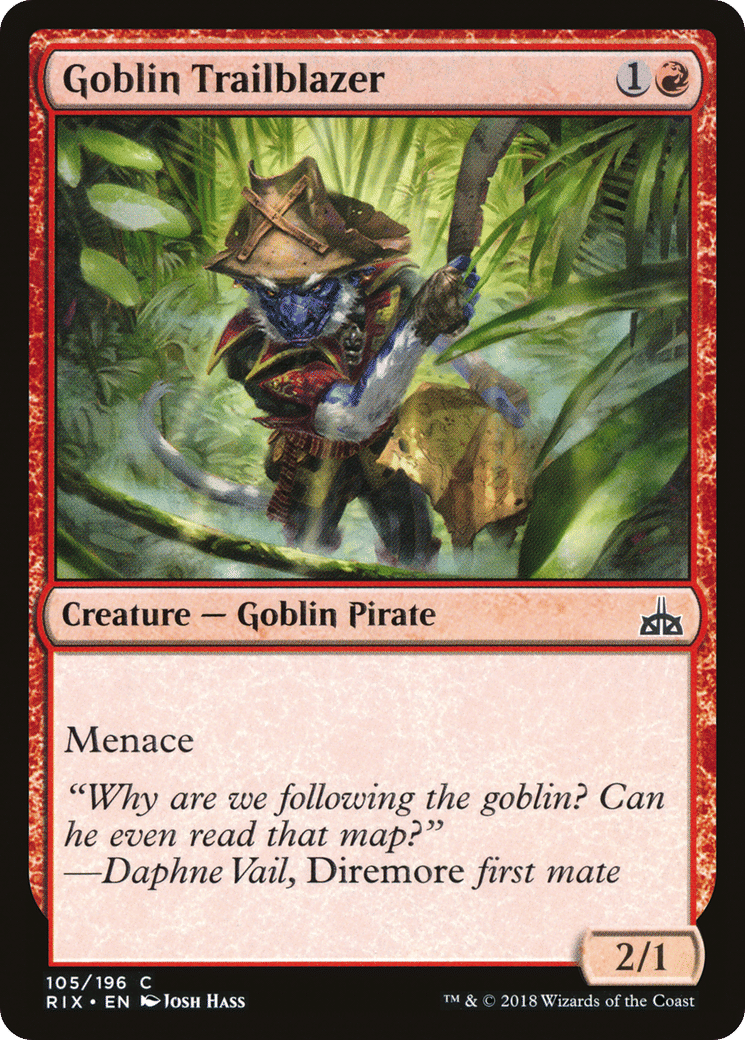 Goblin Trailblazer — Rivals of Ixalan — Magic: The Gathering
