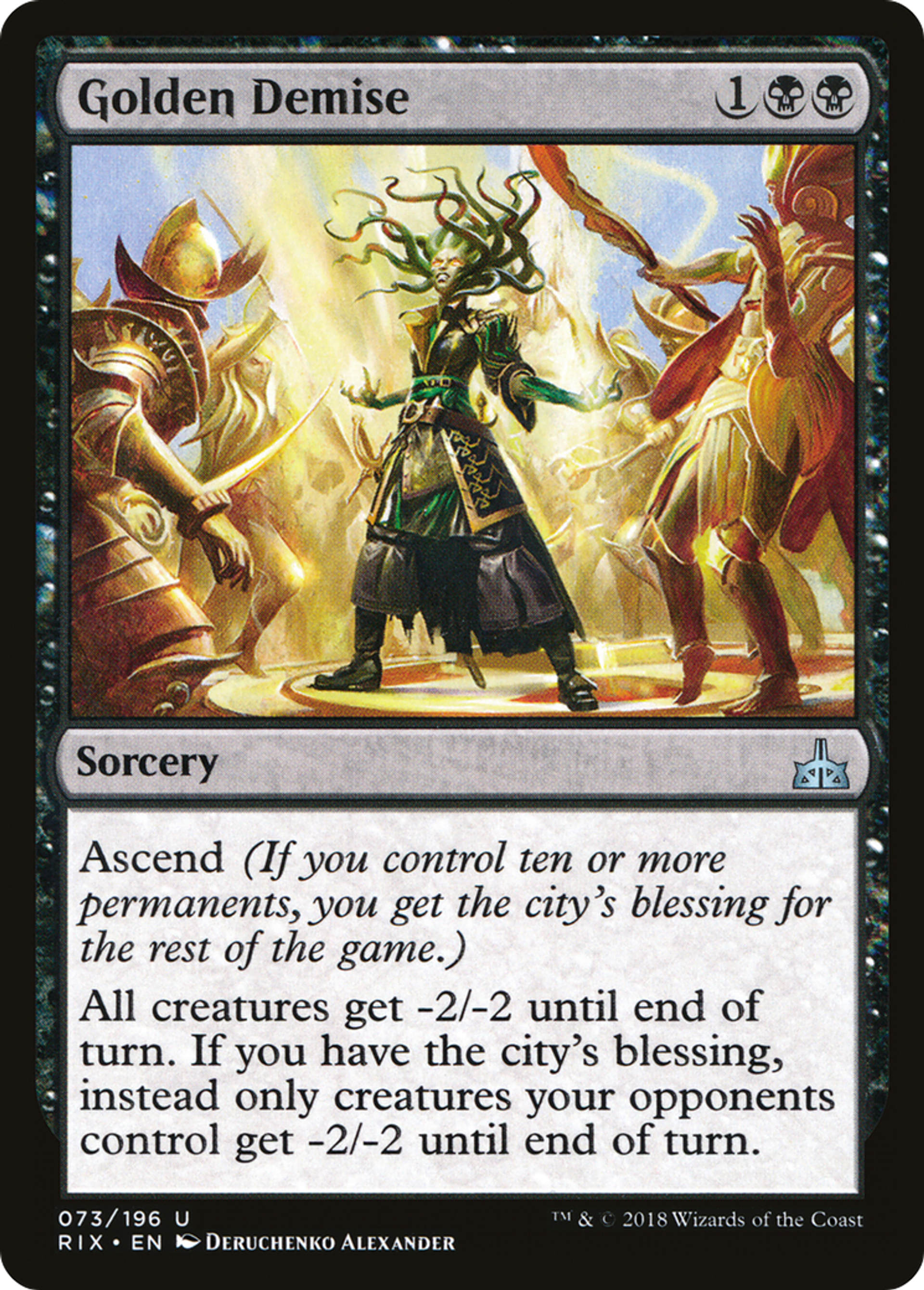 Golden Demise — Rivals of Ixalan — Magic: The Gathering